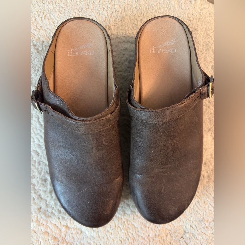 Dansko Berry Mule Clog Slip on Adjustable Strap Size 10 Size 41